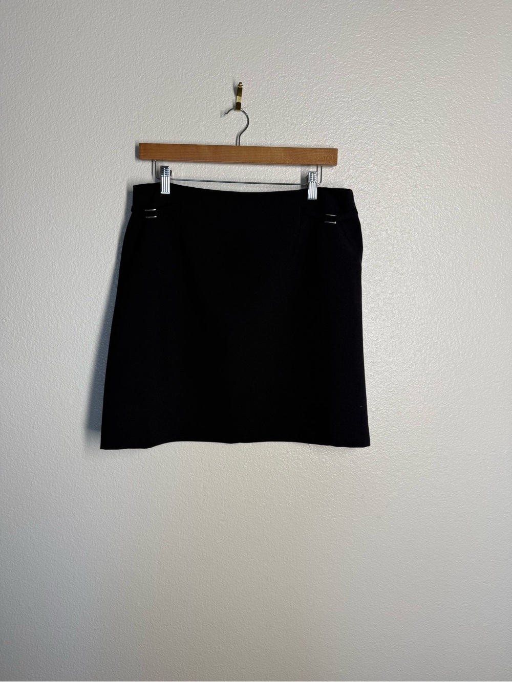 Requirements Black Mini A-Line Skirt